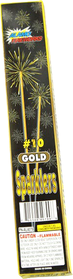 #10 GOLD SPARKLER