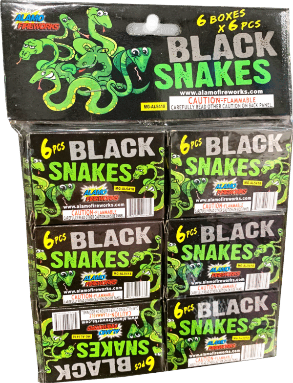 BLACK SNAKES 6-PACK