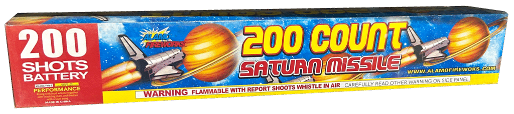 200 Count Saturn Missile — Alamo Fireworks