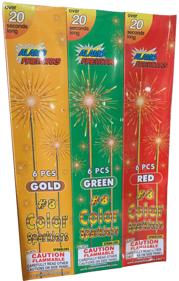#8 COLOR SPARKLERS