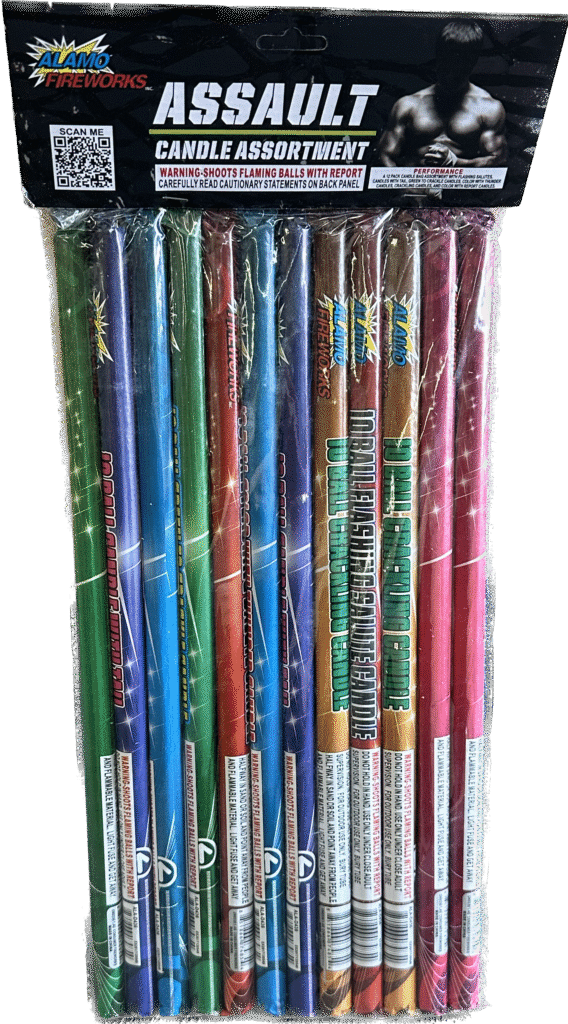 Assault Candle – 12 Pack — Alamo Fireworks