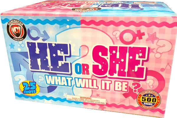 HE OR SHE, WHAT WILL IT BE? (BLUE)