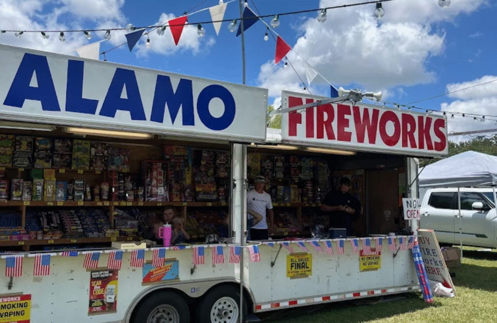 Alamo Fireworks Stand Boerne River Rd