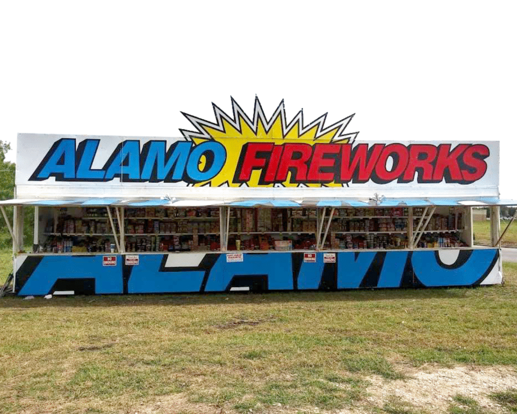 Alamo Fireworks stand in Eagle Crest