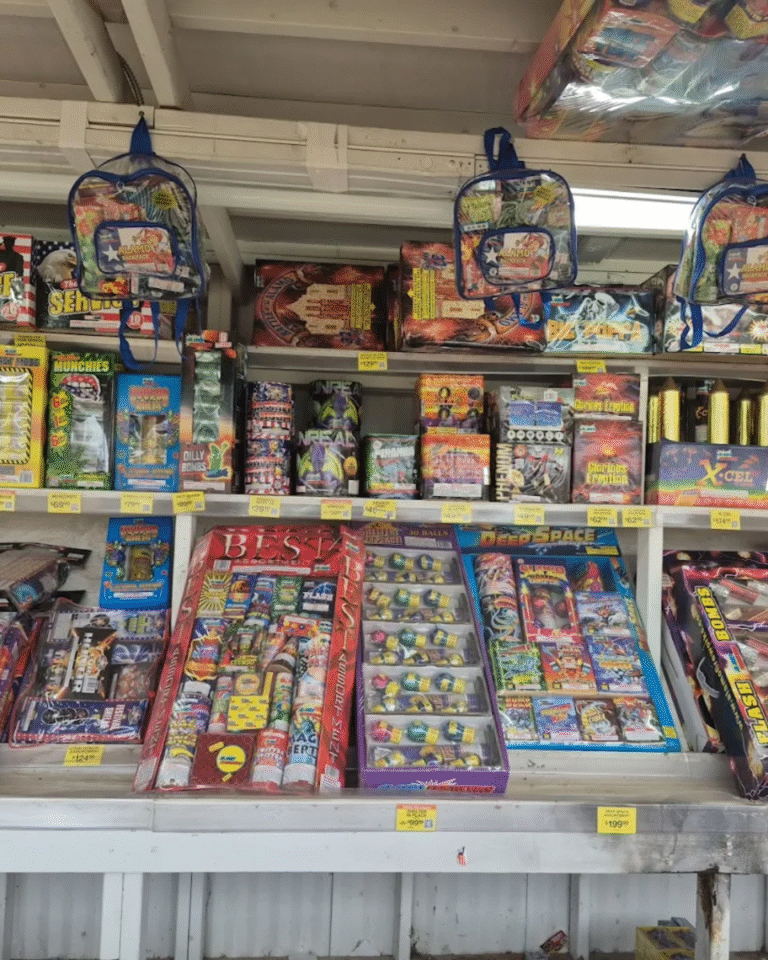 Alamo Fireworks Stand at Von Ormy, I-35 S products