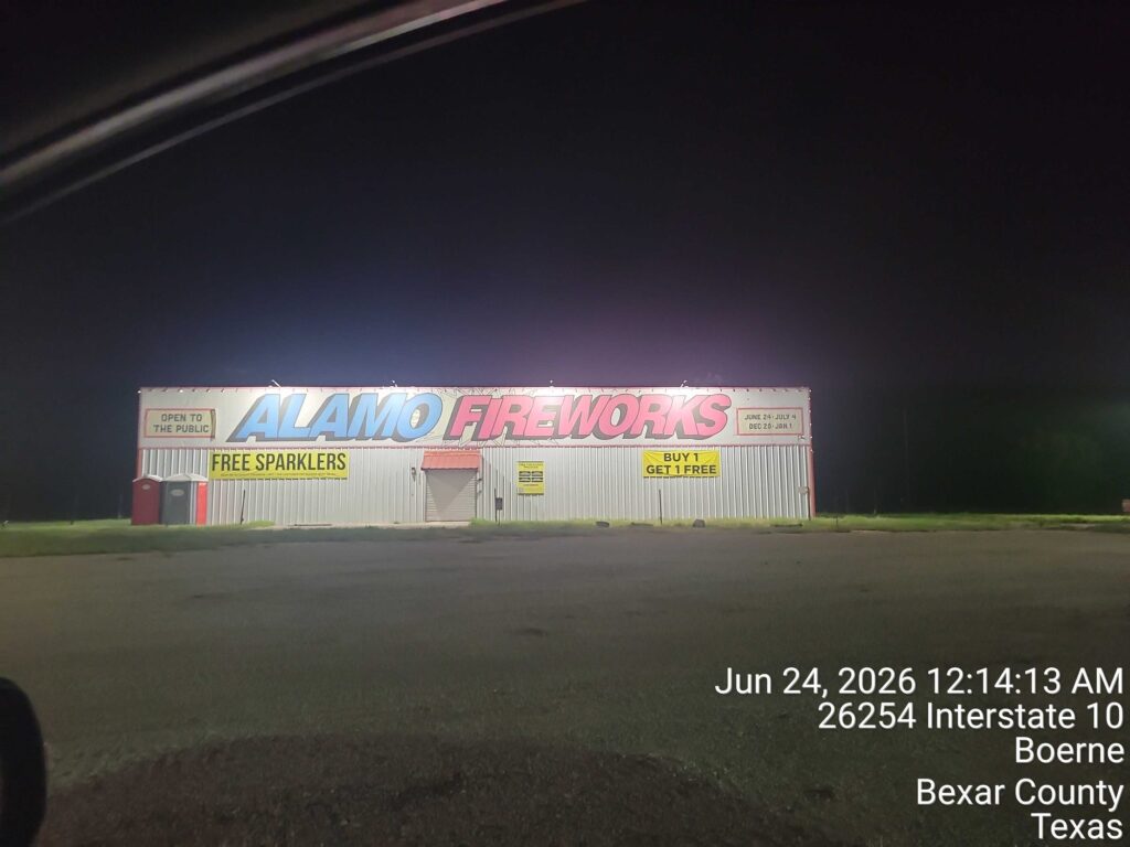 Alamo Fireworks Boerne – I-10 West